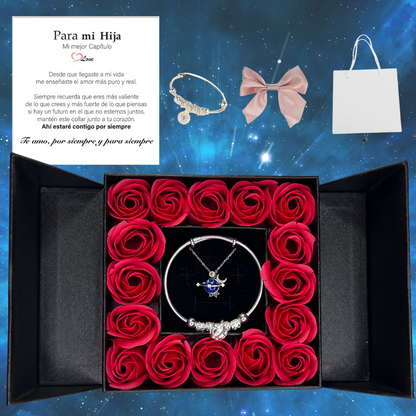 🌹16 Rosas Eternas Saturno Delux™🌠