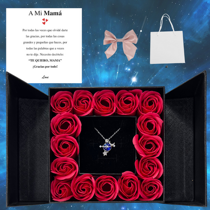 🌹16 Rosas Eternas Saturno Delux™🌠